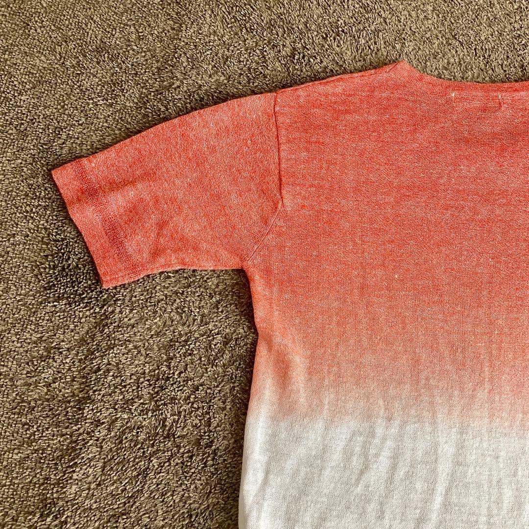 【VOGUISH】メンズ サマーセーター Mサイズ オレンジ — image 5