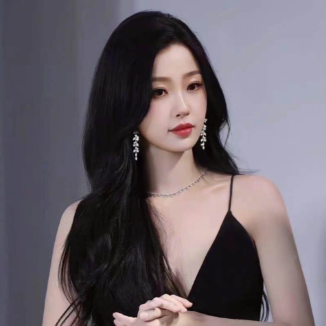 イヤリング キラキラ　リーフ ロング シルバー 結婚式 パーティー　上品　お呼ば — image 2