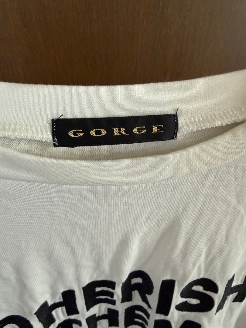 GORGE ロゴプリント 長袖カットソー ホワイト — image 3