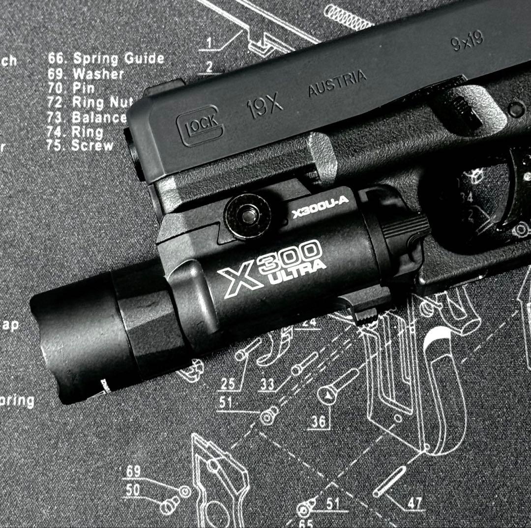 SUREFIRE X300 ULTRA ウェポンライト ブラック 予備電池付き — image 3