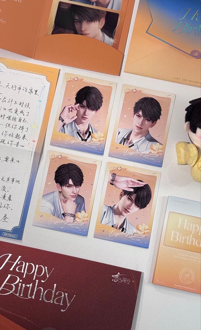 恋と深空 マヒル夏以昼Caleb 2025誕生日バースデー チェキ — image 4