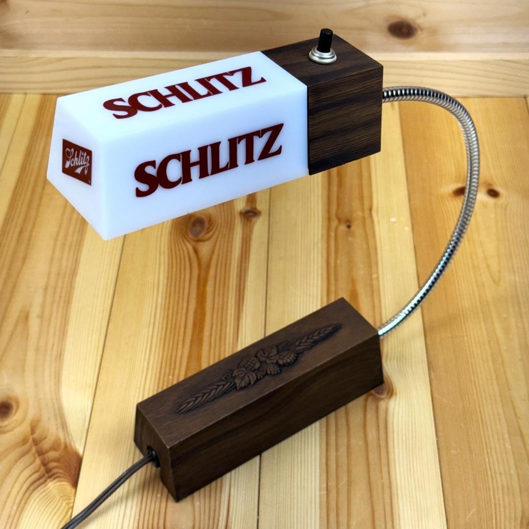 SCHLITZ シュリッツ デスクランプ ライト サイン ビール ビンテージ — image 3