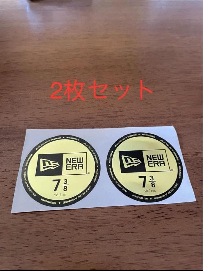 ７の3/8 58.7cm 2枚‼️ニューエラ ステッカー‼️正規品折れ防止梱包 — image 4