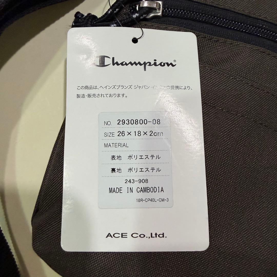 新品未使用　Champion サコッシュ ブラウン　焦茶 — image 2