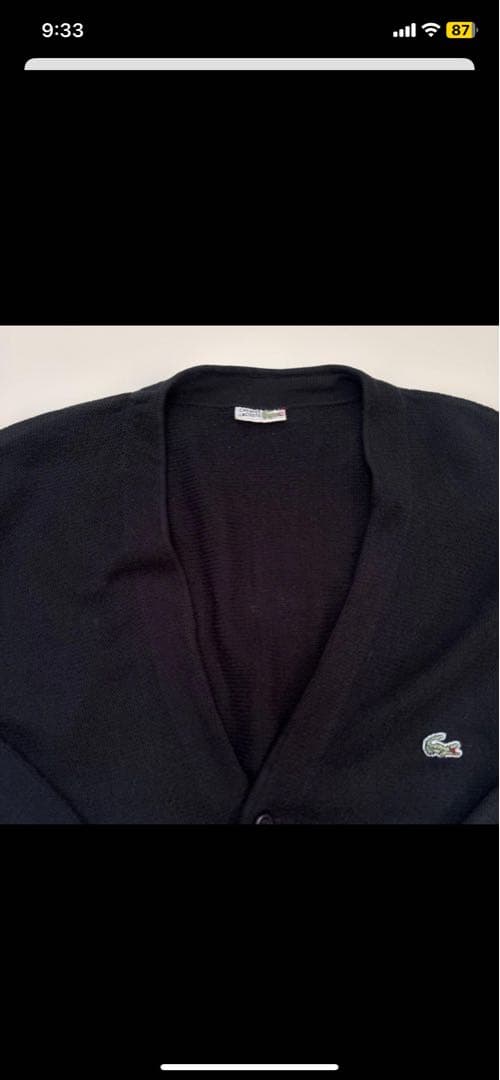 70〜80s CHEMISE LACOSTE ラコステ　カーディガン　フランス製 — image 2