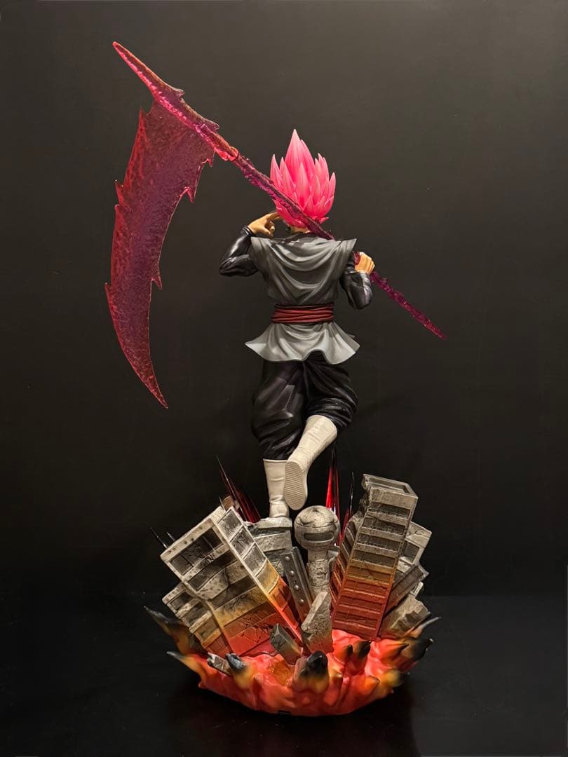 ドラゴンボール　ゴクウブラック　ザマス　超サイヤ人ロゼ　フィギュア　電装機能付き — image 2