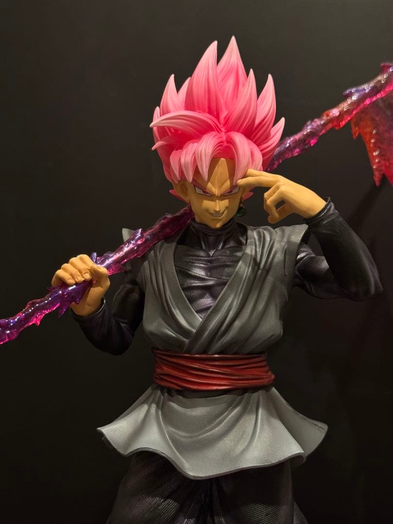 ドラゴンボール　ゴクウブラック　ザマス　超サイヤ人ロゼ　フィギュア　電装機能付き — image 5