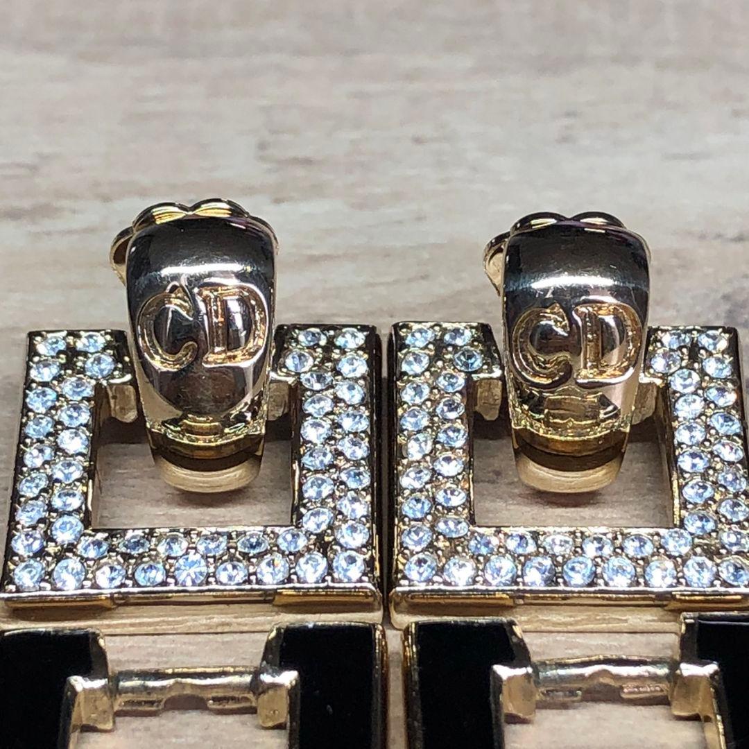 Christian Dior CDロゴ スクエア イヤリング 激レア 希少 — image 2