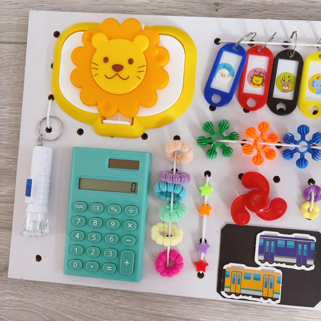 1-237 ハンドメイド　ビジーボード　おもちゃ　知育玩具　男の子向け — image 2
