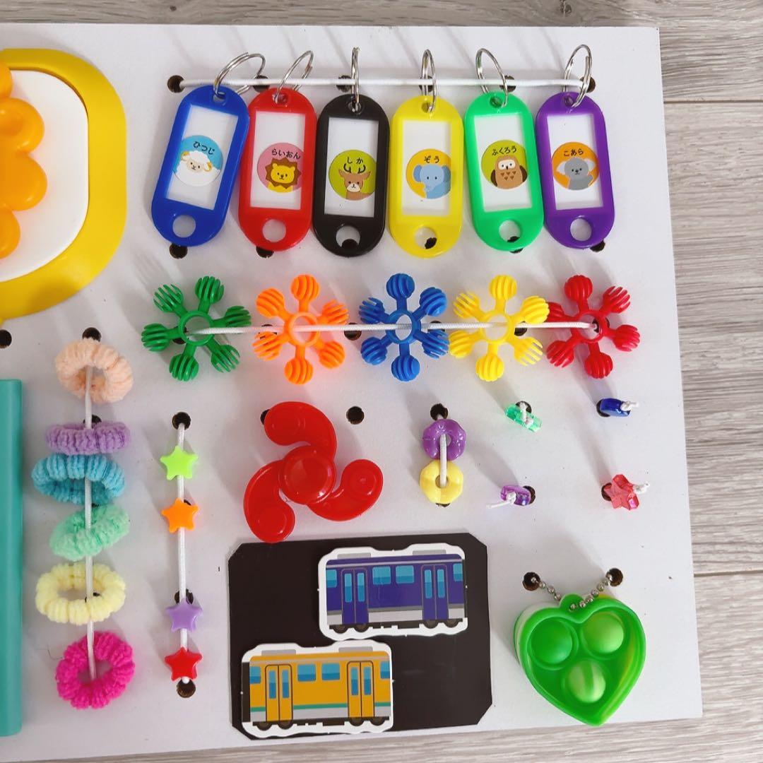 1-237 ハンドメイド　ビジーボード　おもちゃ　知育玩具　男の子向け — image 3
