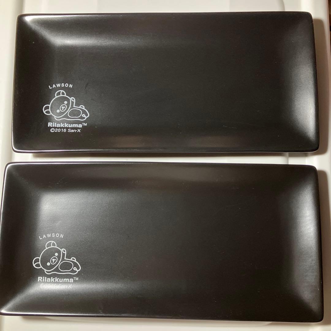 新品未使用 2枚セット リラックマ 陶器製長皿 秋刀魚など焼魚や寿司や刺身等にA — image 2