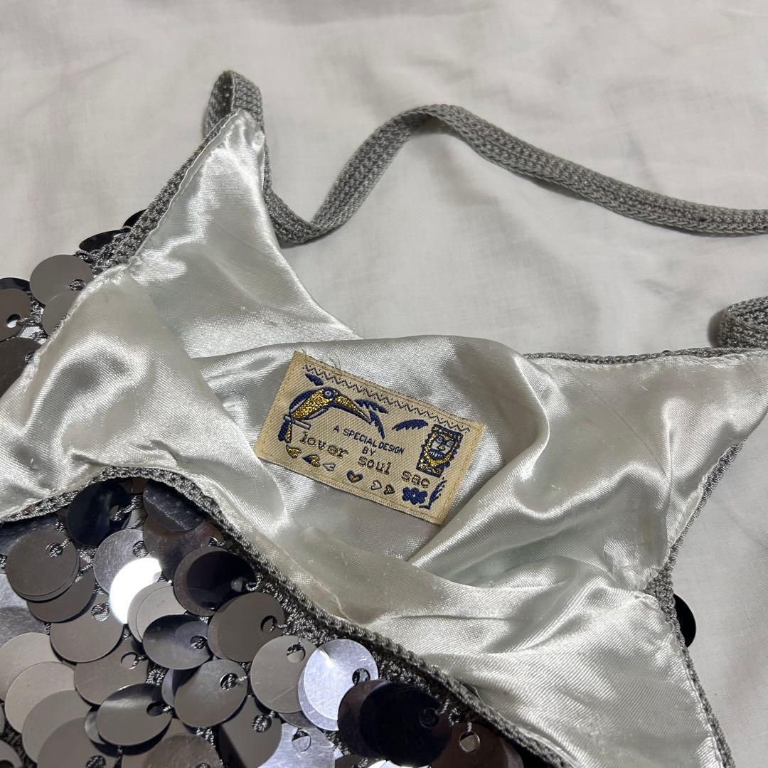 MODEETJACOMO Lover SOuL SAC スパンコールバッグ — image 2