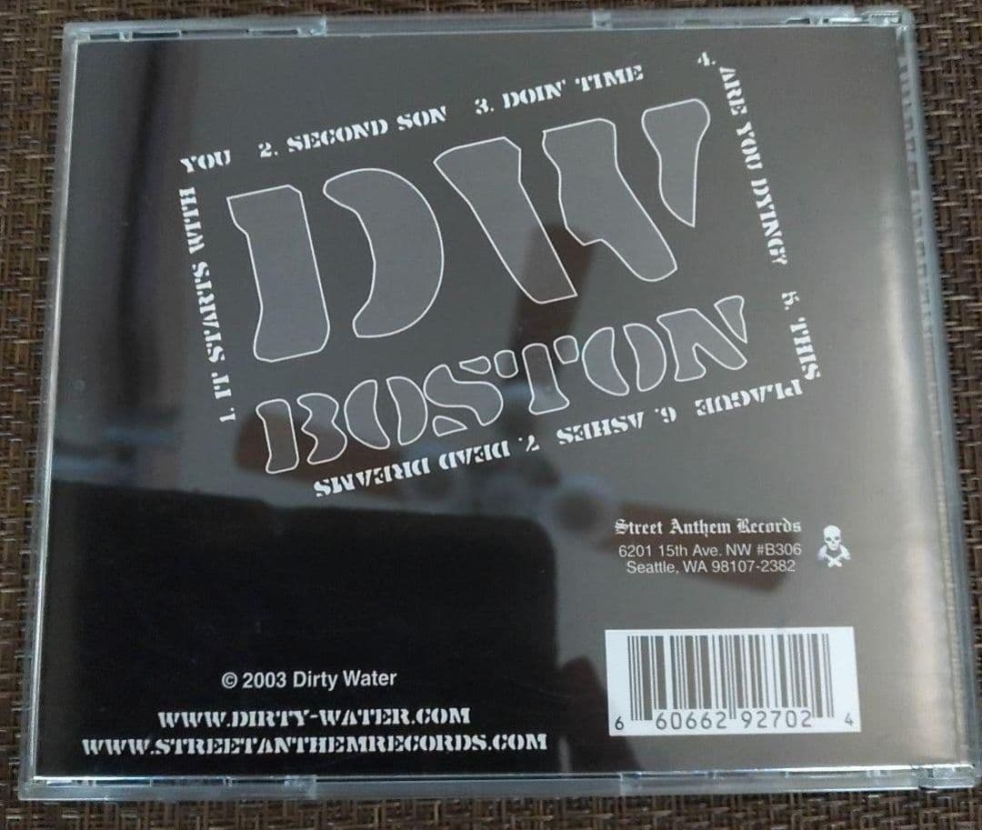 廃盤入手困難【2003年/US】Dirty Water –Dirty Water — image 5