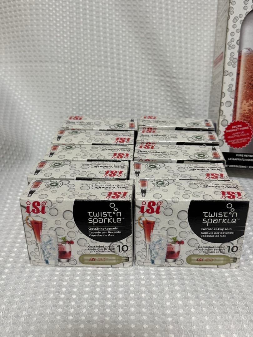 Twist'n Sparkle 炭酸水メーカー カートリッジ 6本+100本 — image 2