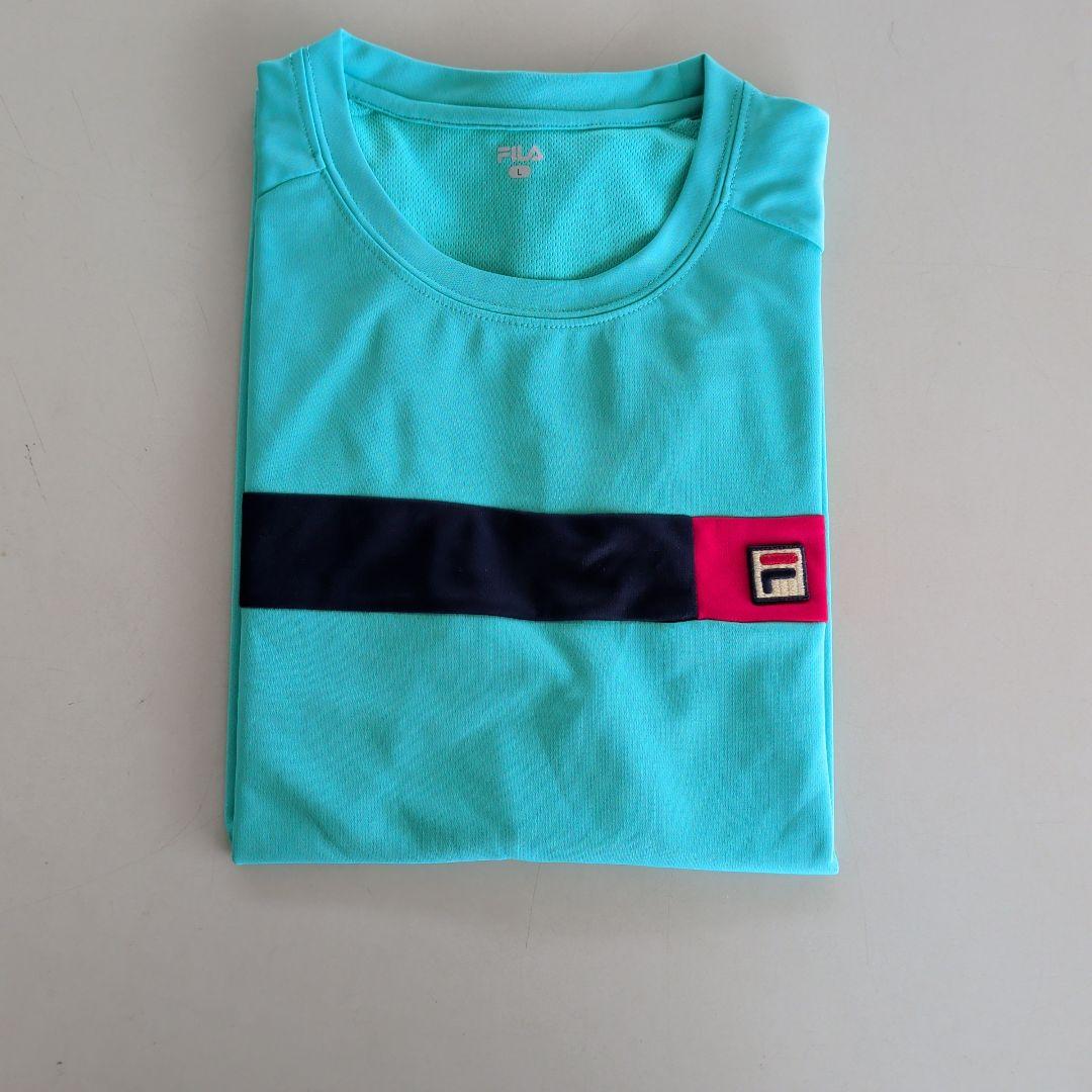 FILA ターコイズ Tシャツ スポーツウェア — image 3