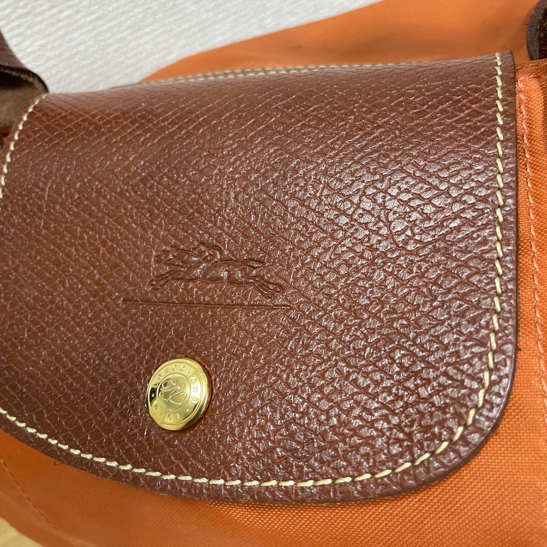 LONGCHAMP ロンシャン　プリアージュ　ハンドバッグ　オレンジ　大容量 — image 2