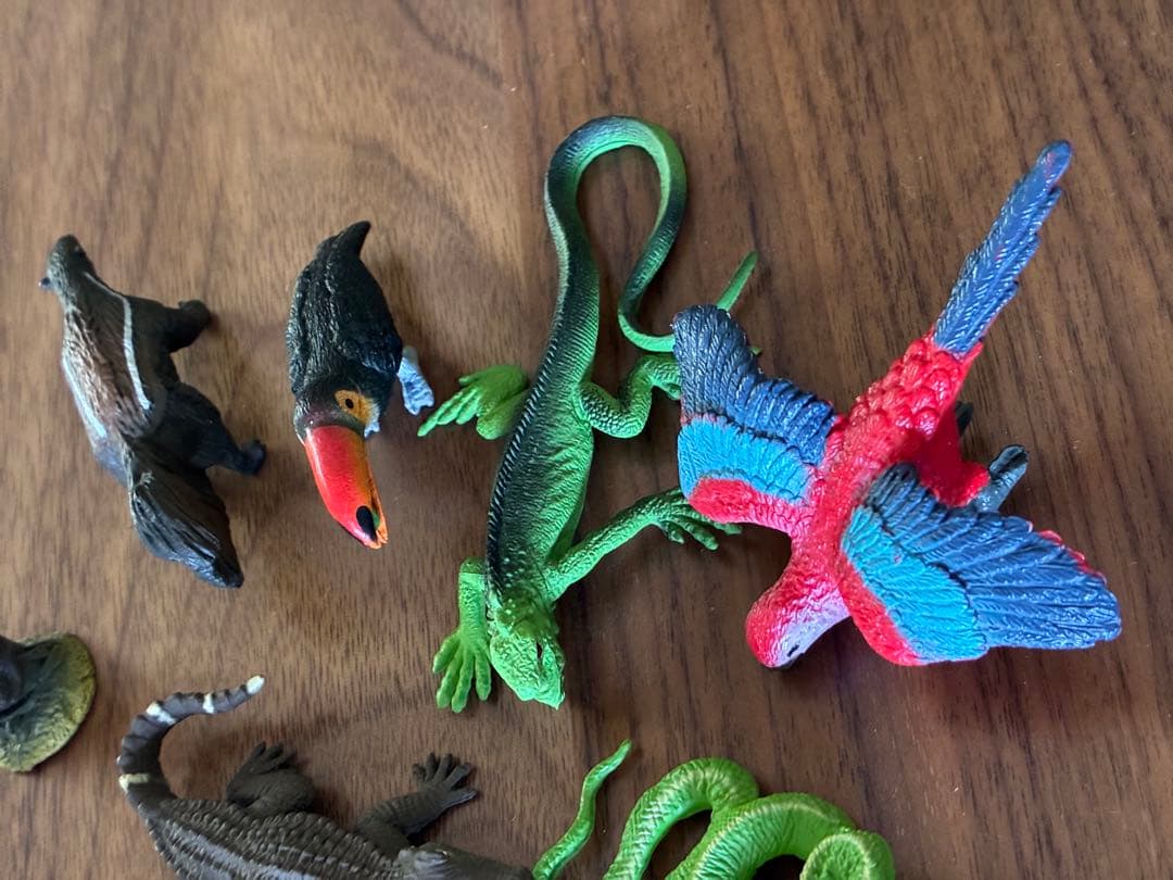 レインフォレスト 動物フィギュアセット 13体 探検家付き サファリ レトロ — image 5