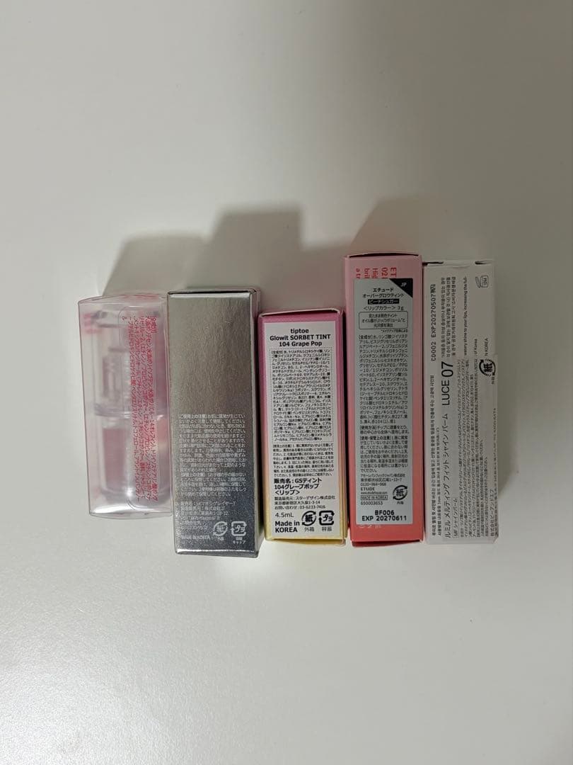 Laka tiptoe etude Lummir ティント リップ セット売り — image 2
