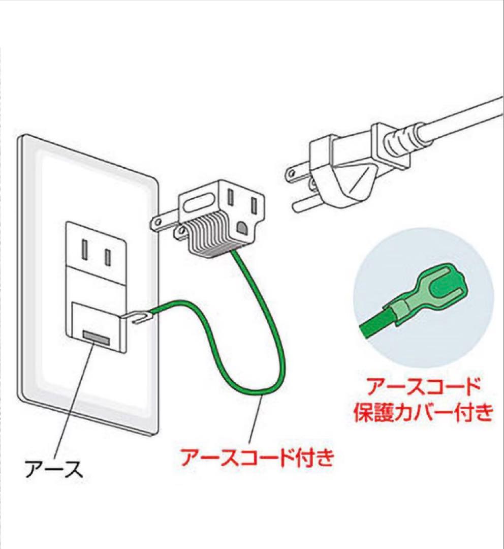 シ*i様 サンワサプライ 3P-2P 変換アダプタ TAP-AD1GYN 15A — image 5