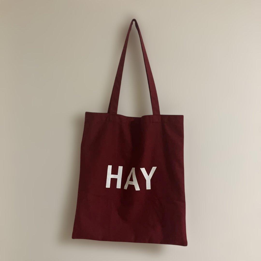 HAY トートバッグ ボルドー — image 4