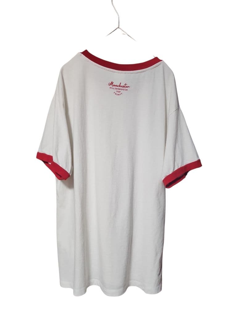 Niko and... リンガーTシャツ ホワイト レッド サイズL — image 2