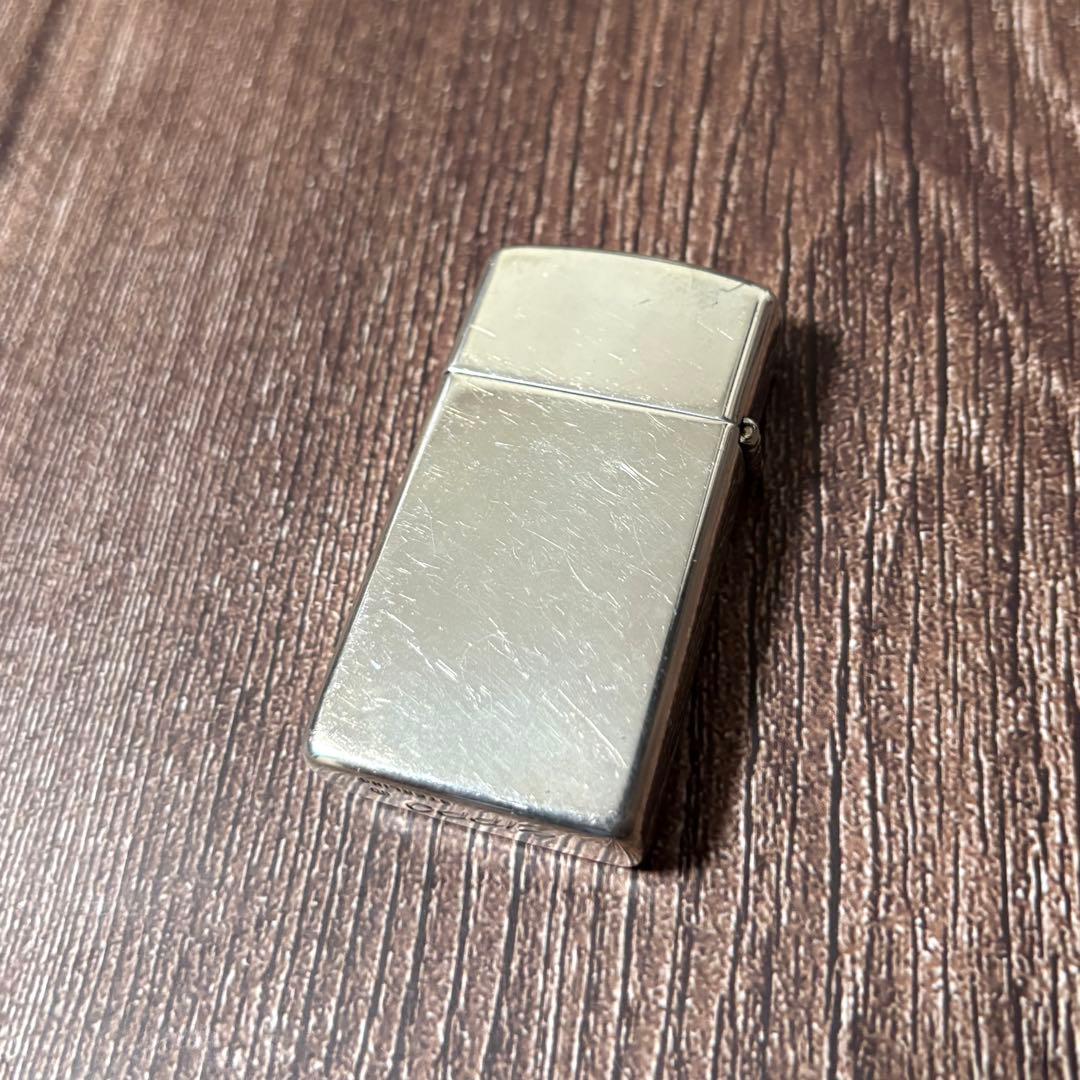 ZIPPO スターリングシルバー 筆記体ロゴ スリム ジッポー 火花確認済み — image 3