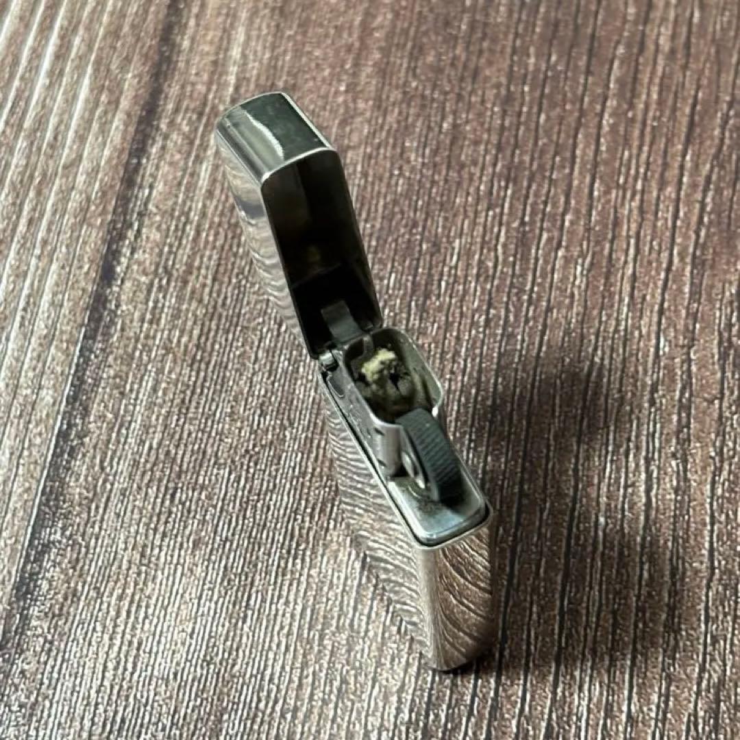 ZIPPO スターリングシルバー 筆記体ロゴ スリム ジッポー 火花確認済み — image 5