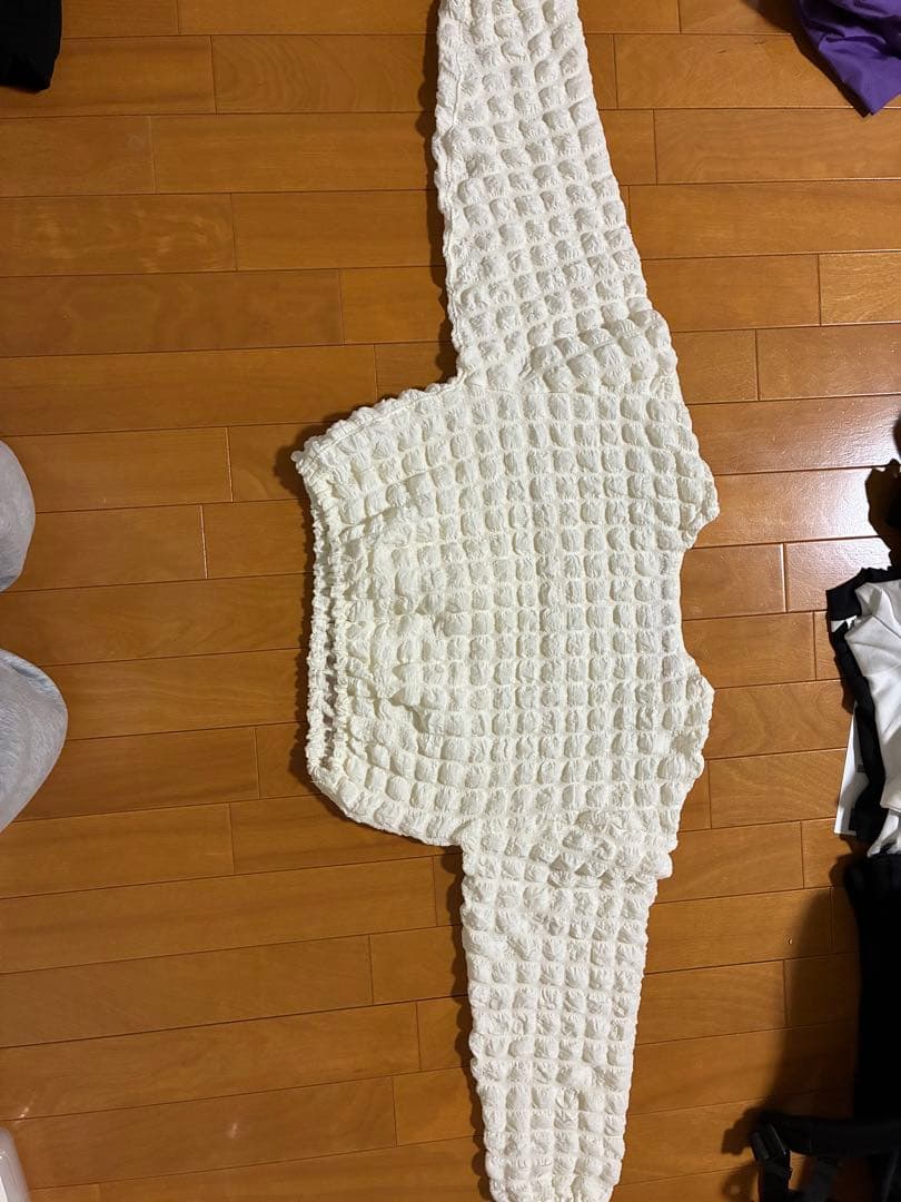 ポップコーン 長袖 トップス ホワイト Mサイズ — image 2