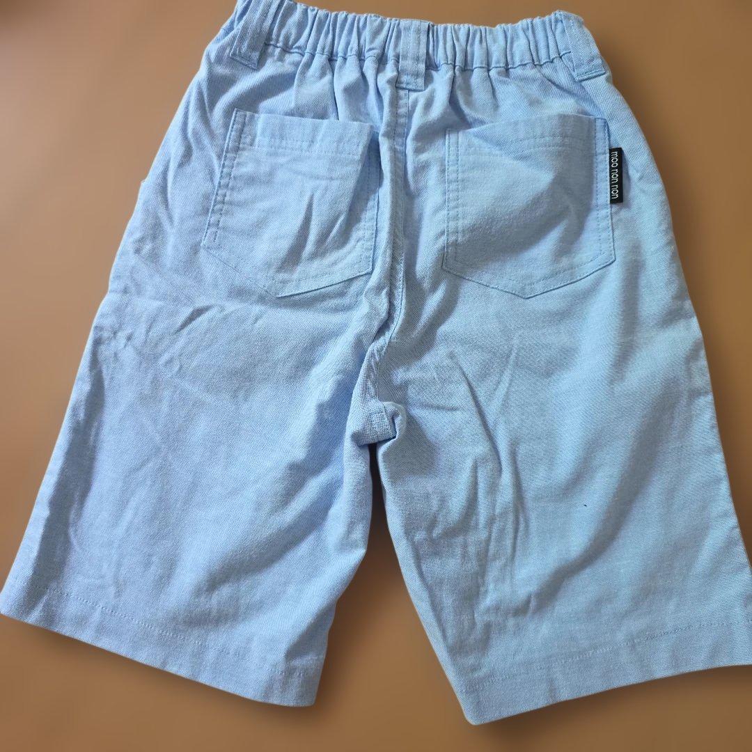moo non non ハーフパンツ ライトブルー — image 2