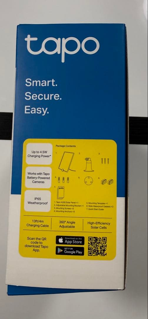 TP-Link Tapo A200 ソーラーパネル 未使用 開封のみ — image 4