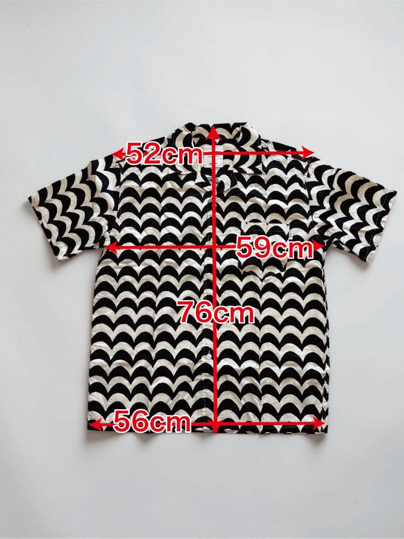【美品】AUTUMN EXPRESS 半袖シャツ Lサイズ 総柄 — image 5