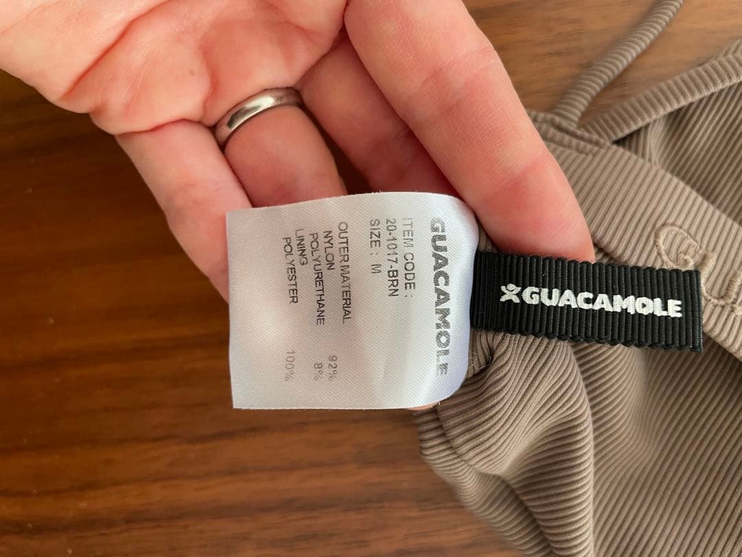 水着 GUACAMOLE HOLTER BRA TOP ブラウン — image 4