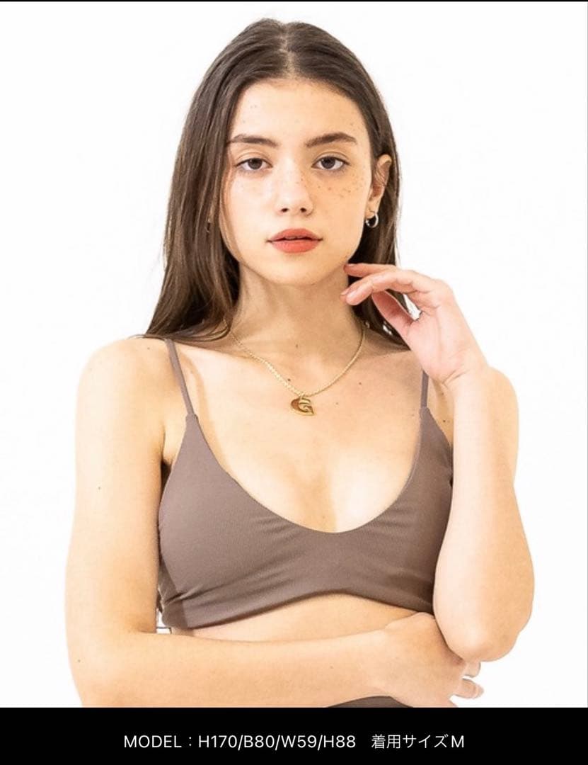 水着 GUACAMOLE HOLTER BRA TOP ブラウン — image 5