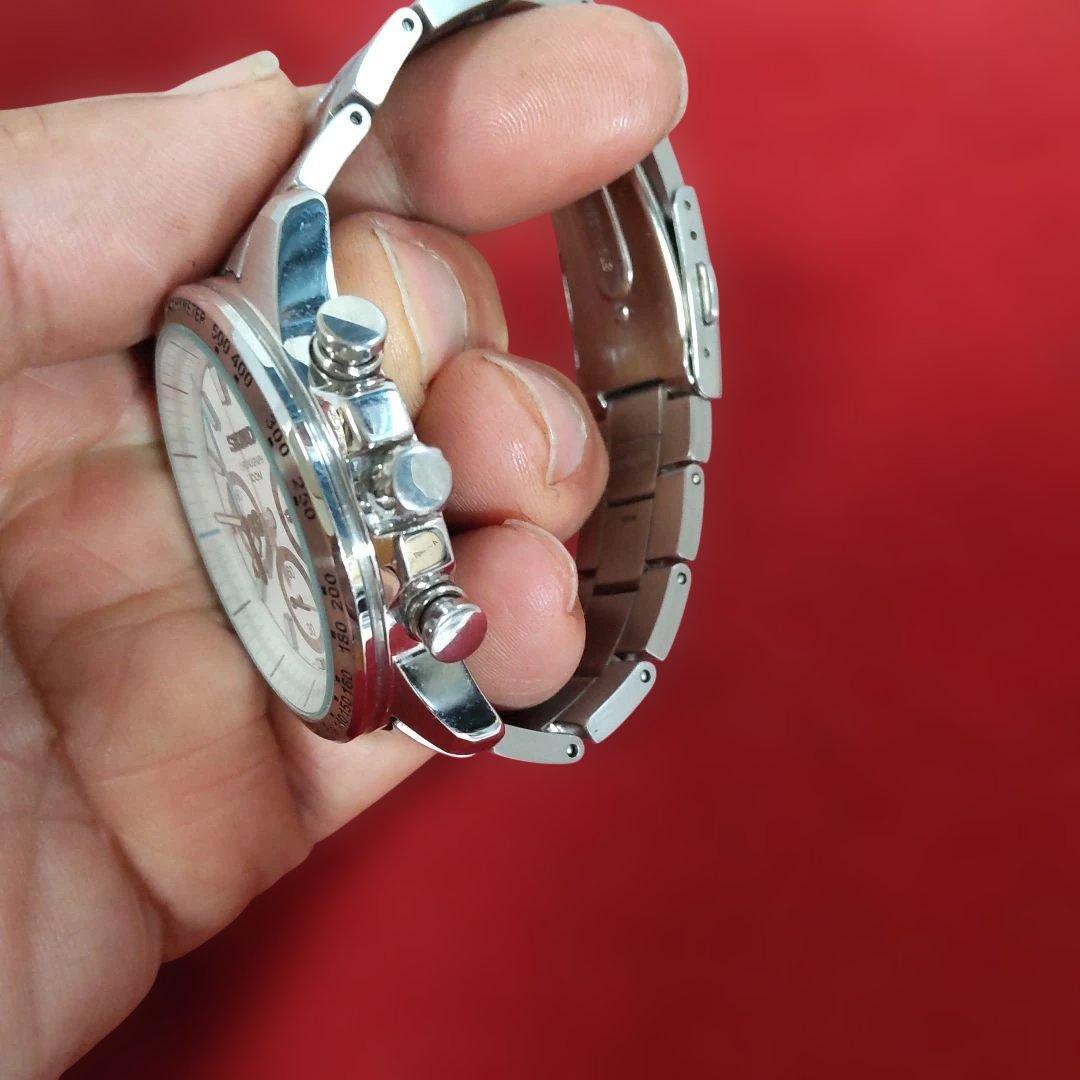 no288　SEIKO クロノグラフ 100M クォーツ 腕時計 — image 2