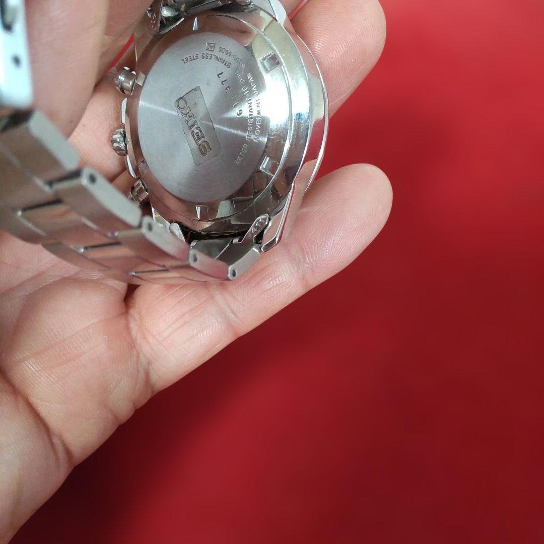 no288　SEIKO クロノグラフ 100M クォーツ 腕時計 — image 3