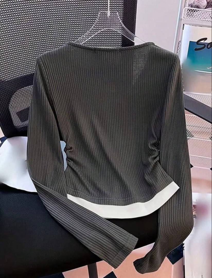 SHEIN 長袖　トップス　カットソー — image 2