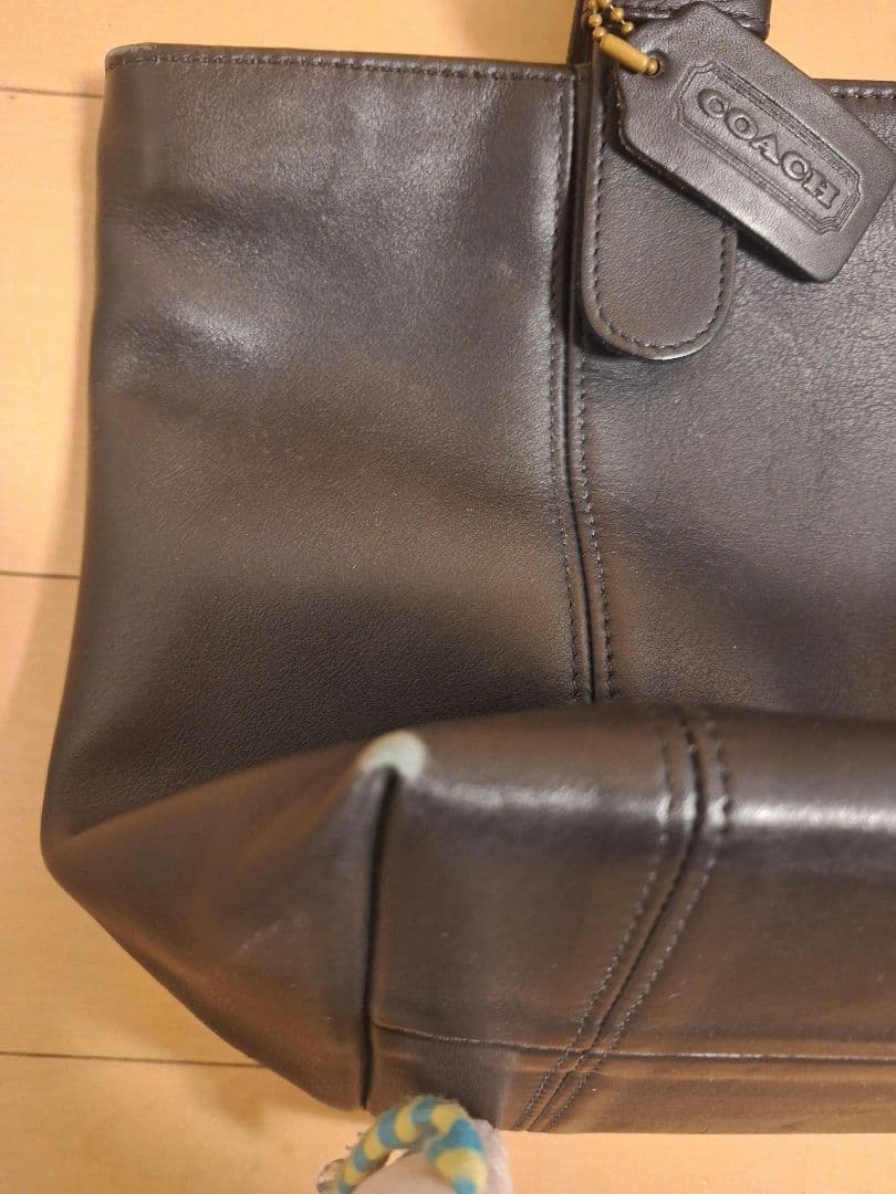 COACH　オールドコーチ　ブラック　ハンドバッグ — image 4