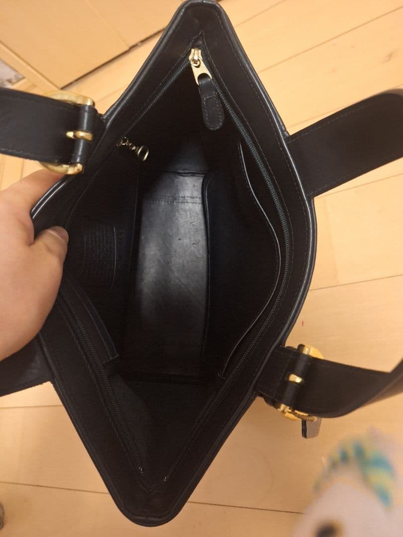 COACH　オールドコーチ　ブラック　ハンドバッグ — image 5
