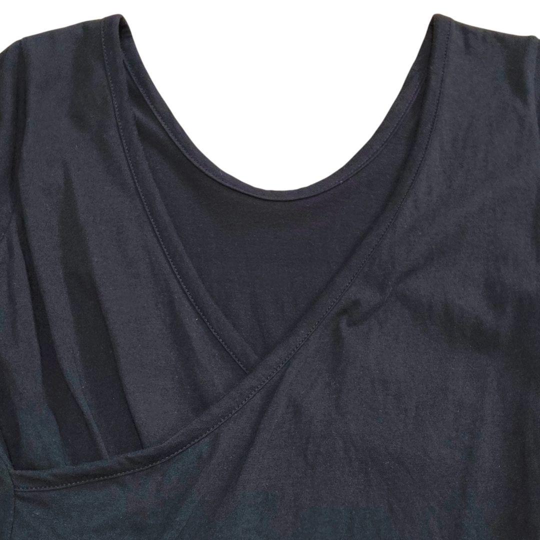 【Didot.Showroom】BLACKカシュクール コットン100% 半袖 — image 2