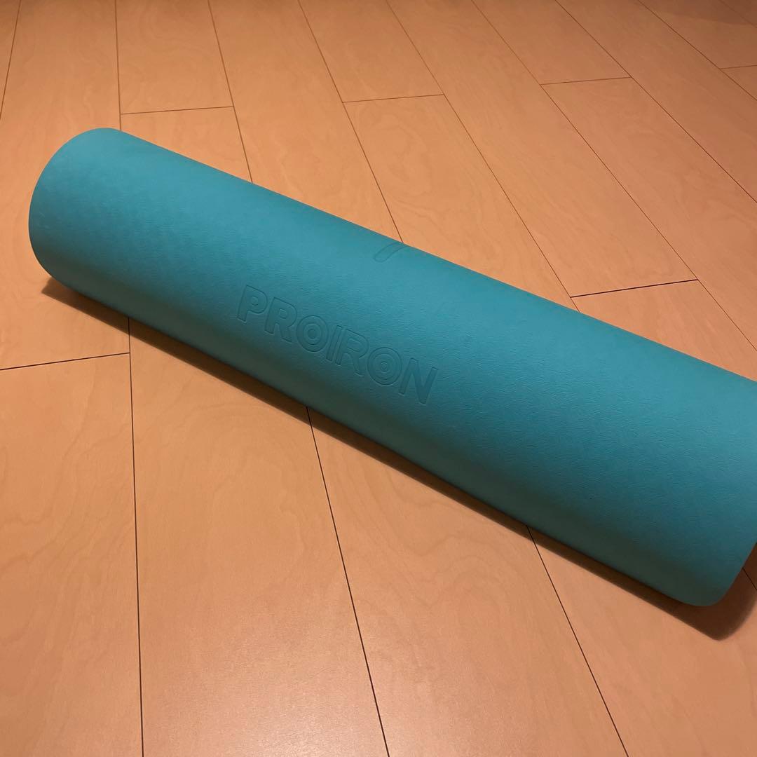 PROIRON ヨガマット 6mm エメラルドグリーン ターコイズ 幅広66cm — image 2