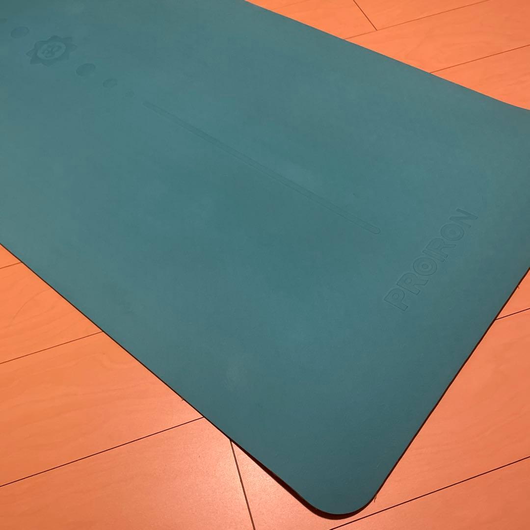 PROIRON ヨガマット 6mm エメラルドグリーン ターコイズ 幅広66cm — image 4