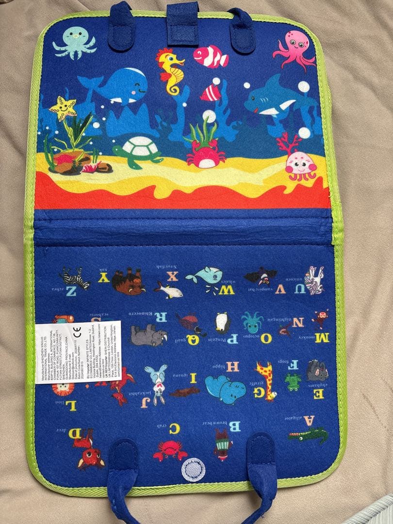 ブルー　オーシャン　水族館　ビジーボード　ベビー　遊具　モンテッソーリー　知育 — image 3
