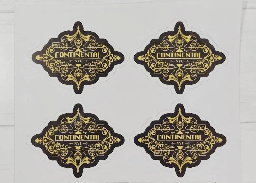 「ジョン・ウィック　コンチネンタルホテル　防水 シール/ステッカー 4枚組」 — image 4