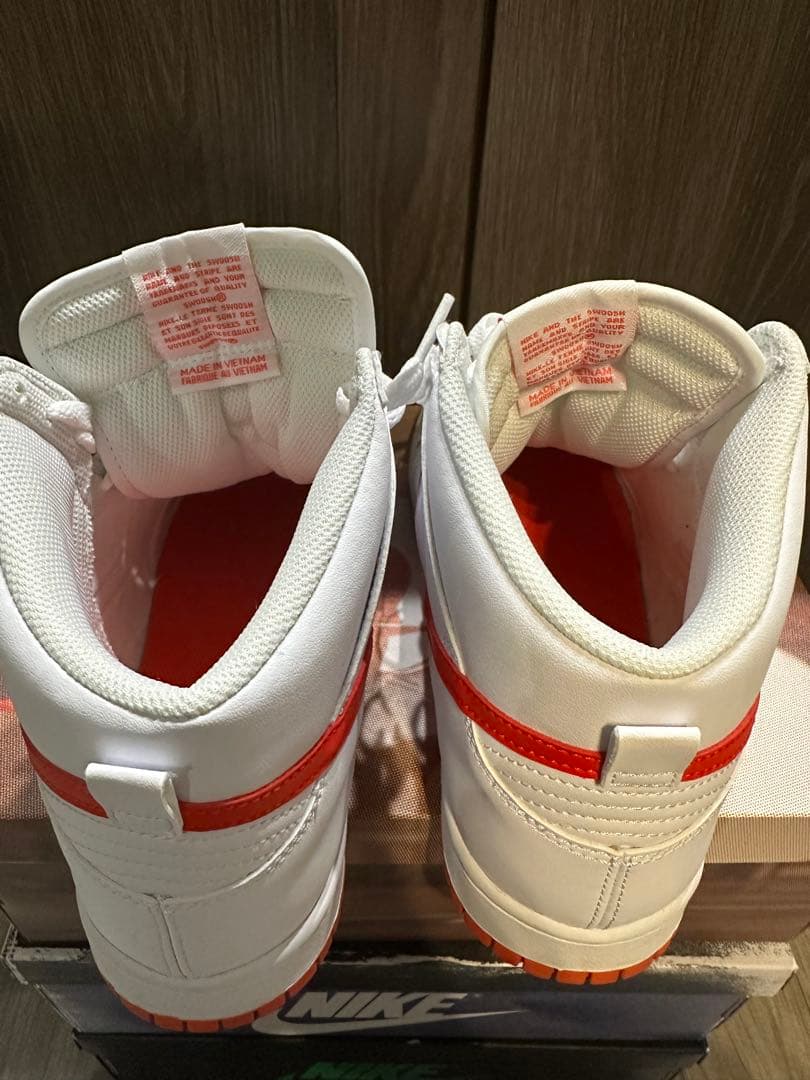 NIKE Dunk High White Red スニーカー 29cm — image 5