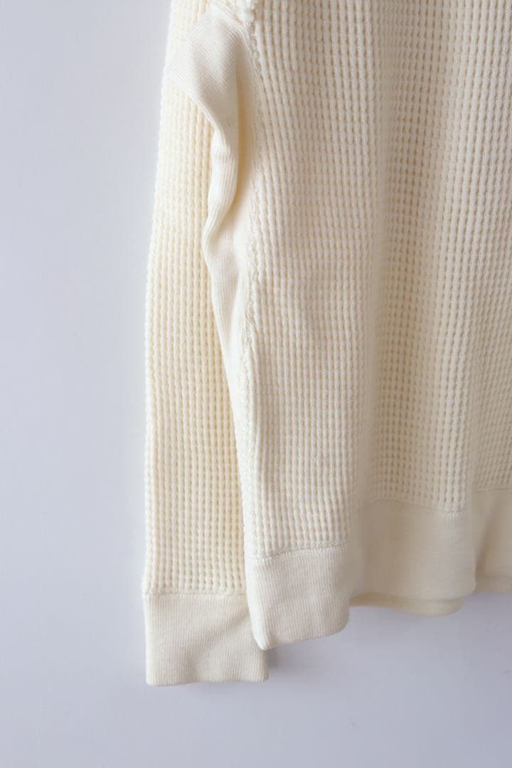 ソロイストワッフルニット美品44 — image 4