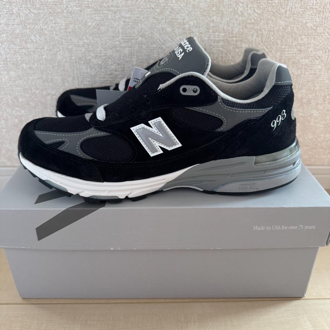 新品 領収書付き ニューバランス MR993BK US9.5D 27.5 — image 2