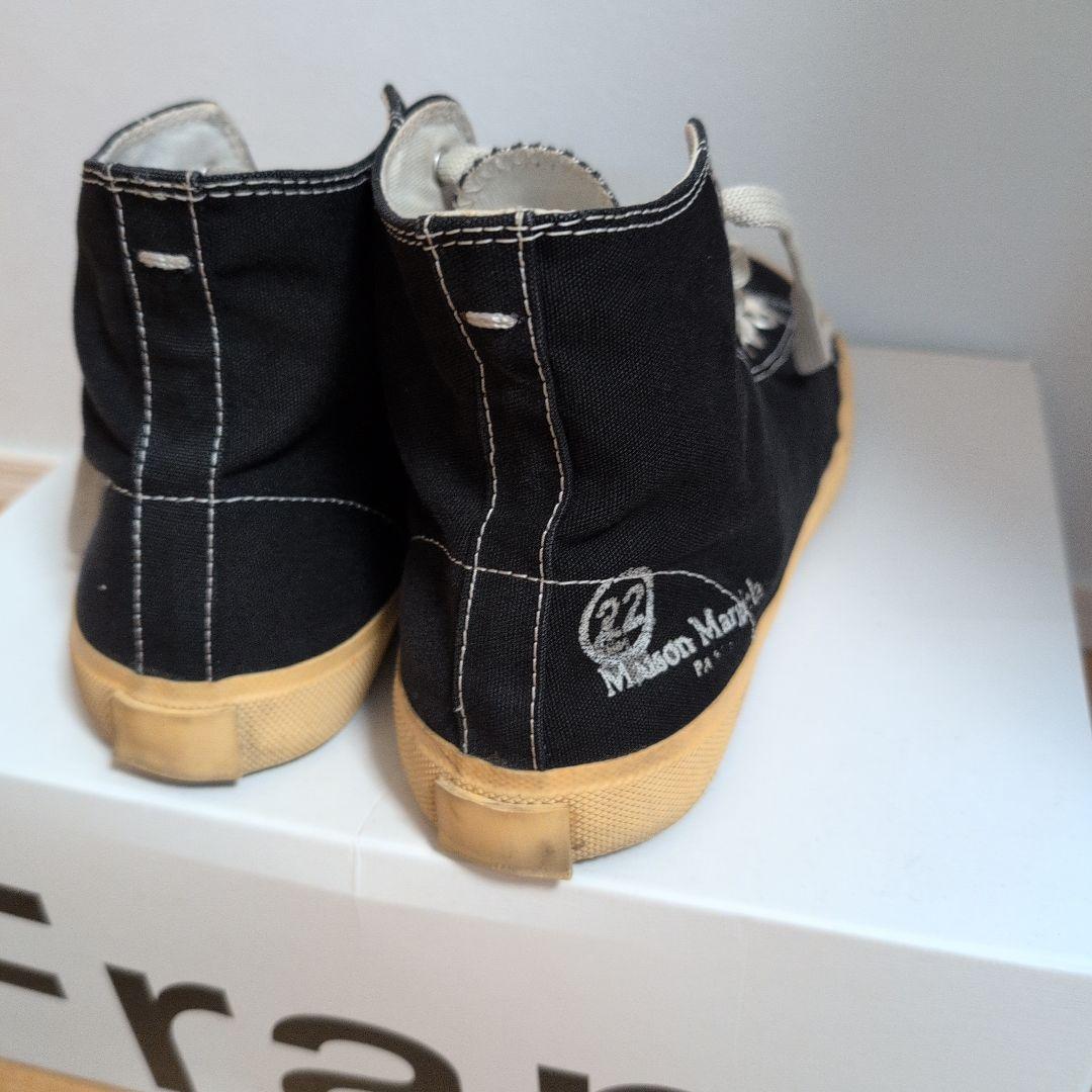 Maison Margiela tabi ハイカット スニーカー　黒 — image 4