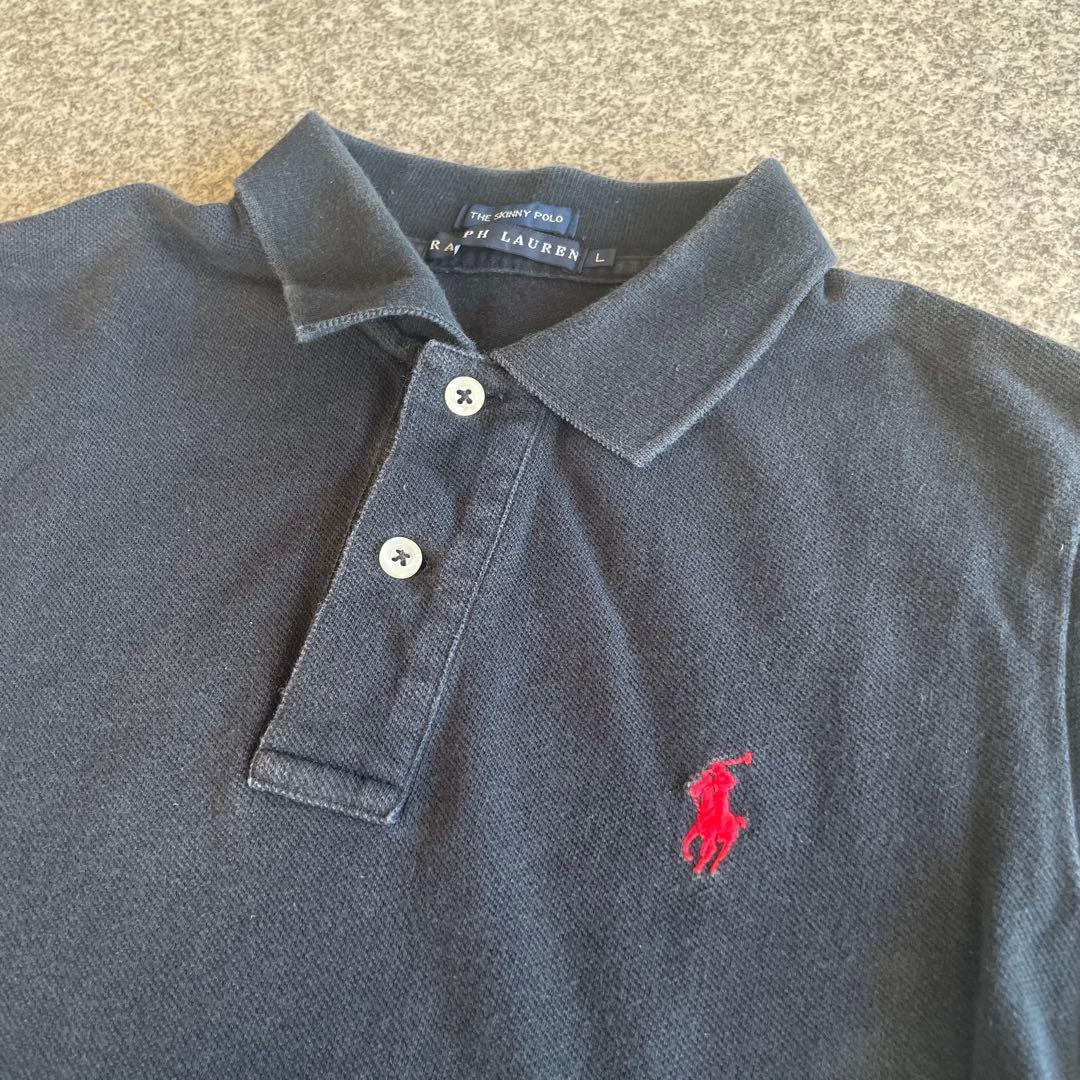 【E2】Ralph Lauren The Skinny Polo 半袖 L — image 5