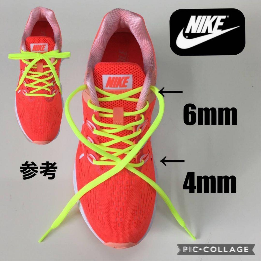 橙00ナイキ靴紐 サッカースパイク ランニングシューズ マラソンシューズ ゴルフ — image 3