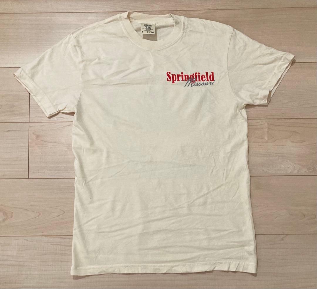 Spring field クマ　バックプリント　tシャツ　古着　半袖 — image 2